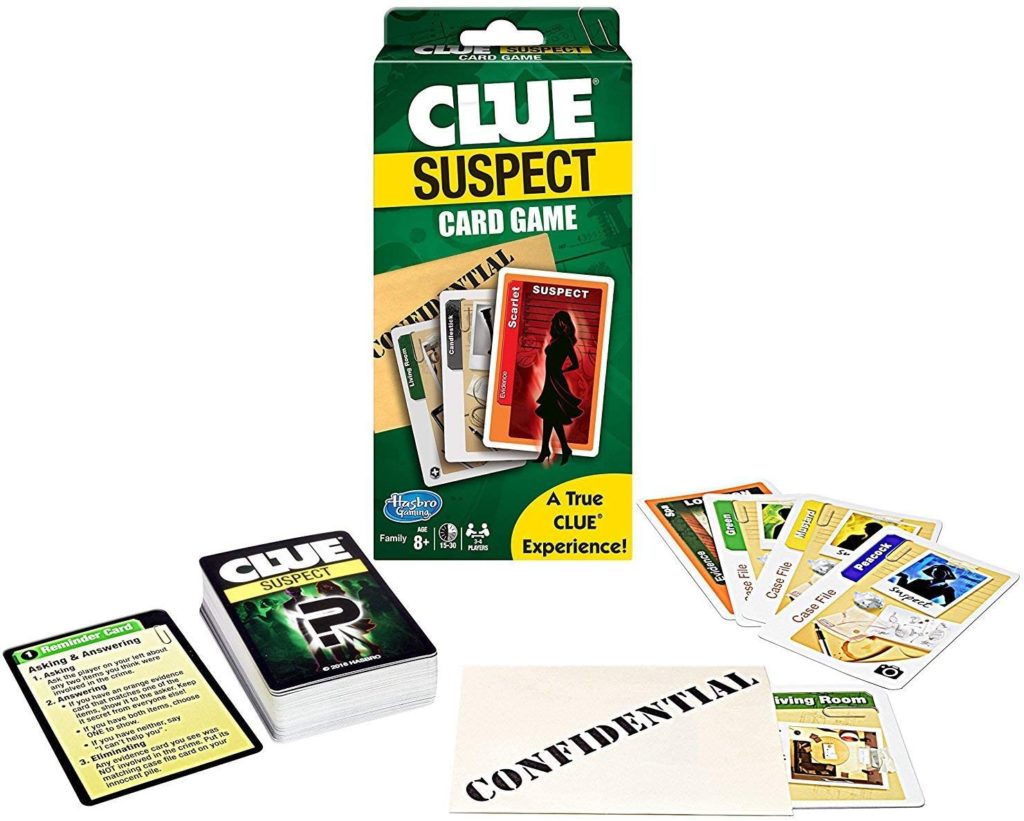 Clue Suspect Card Game TPO