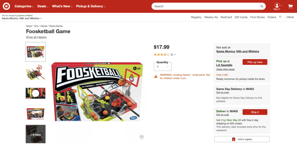 Foosketball Game - Target