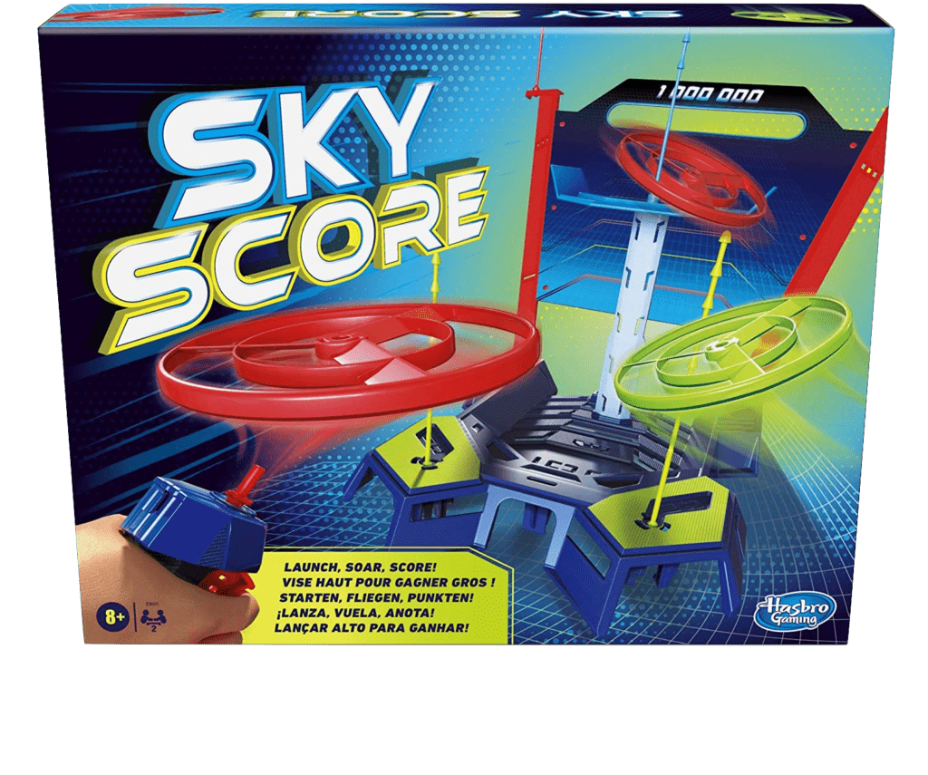 Sky Score Game Hasbro Front of Pack transparency