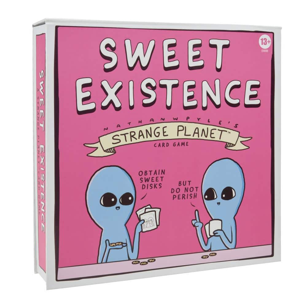 Sweet Existence (Nathan W Pyle Strange Planet) Card Game Front of Pack