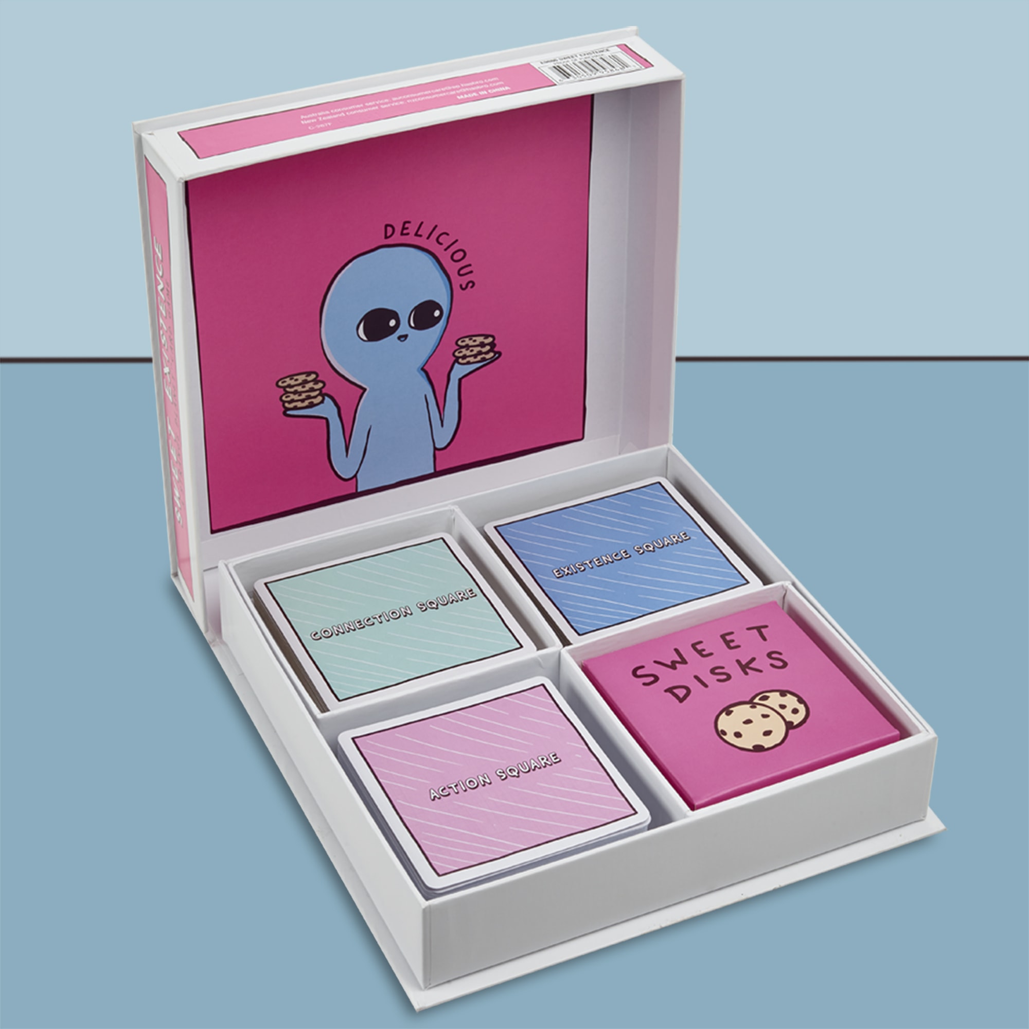 Sweet Existence (Nathan W Pyle Strange Planet) Card Game Total Product Offering with box open