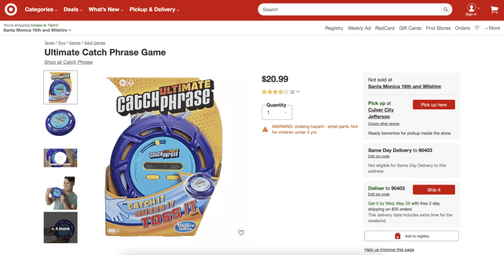 Ultimate Catch Phrase - Target