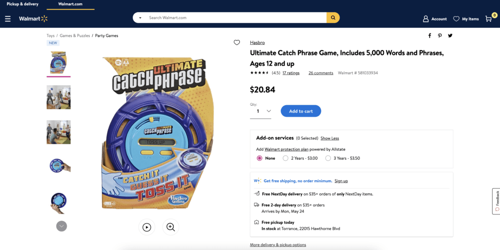 Ultimate Catch Phrase - Walmart