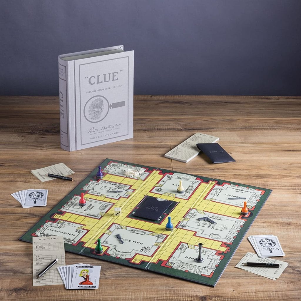 Winning Solutions Clue Linen Book Vintage Edition TPO